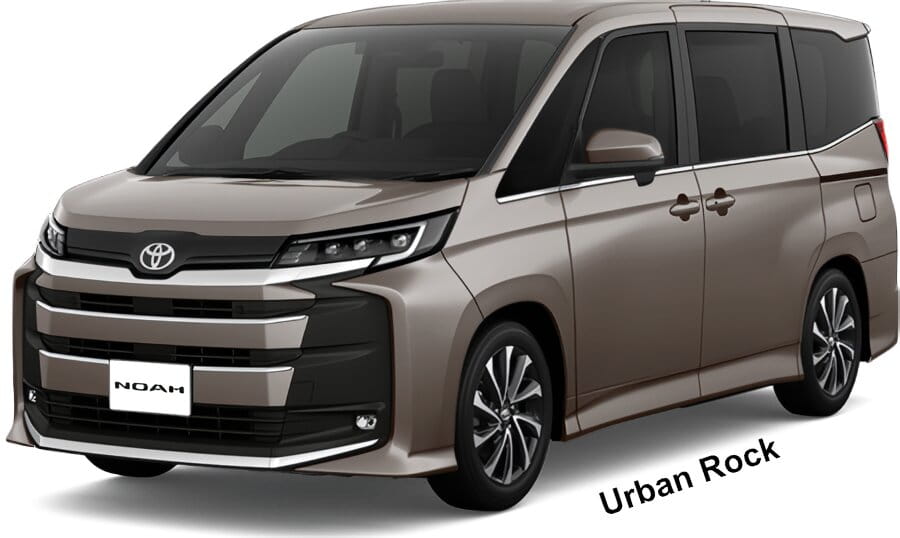 Toyota Noah Hybrid SZ body color: Urban Rock